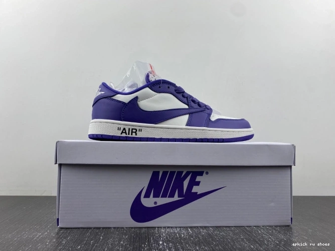 Cheap OFF-WHITE AIR SCOTT JORDAN CUSTOM X TRAVIS 1 X DM7890-386 0804